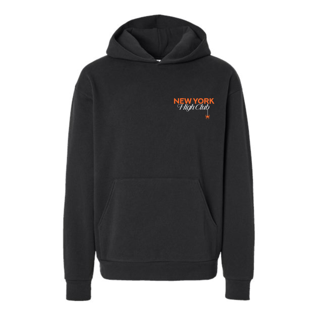 NEW YORK HIGH CLUB SMOKEY JACK O LATERN HALLOWEEN HOODIE