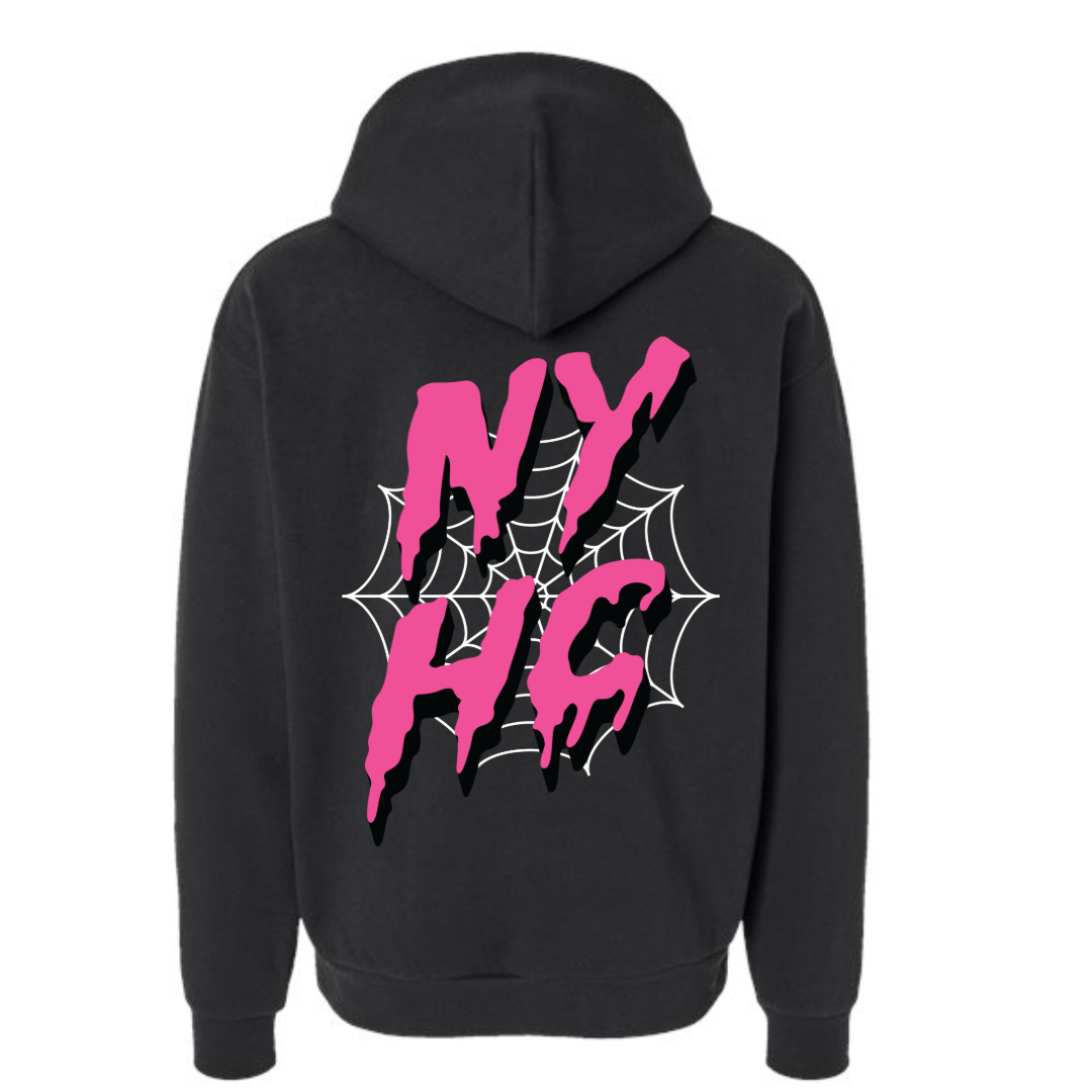 NEW YORK HIGH CLUB SLIME WEB HALLOWEEN HOODIE